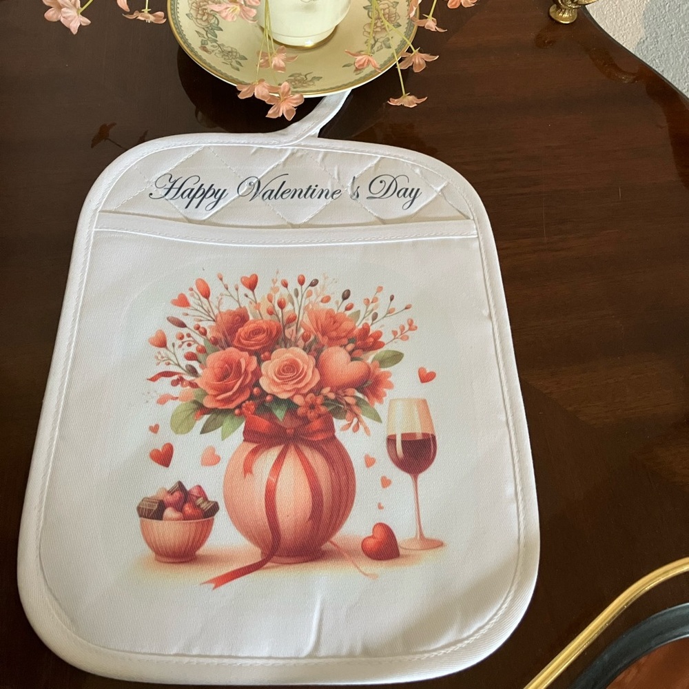 💕💕💕 Happy Valentine Day Pot Holder 💕💕💕